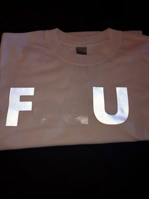 White FedUp T-Shirt FU style