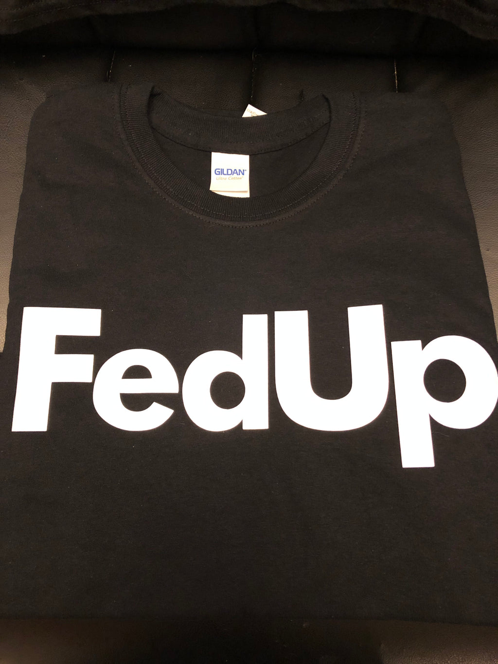 Black FedUp T-Shirt all reflective