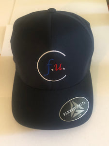 Navy Blue fitted f.u. hat Red White and Blue. small/medium and large/xl